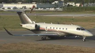 Embraer Praetor 600 | Flexjet Europe | G-FTFX | Taking-off from Cannes [4K]