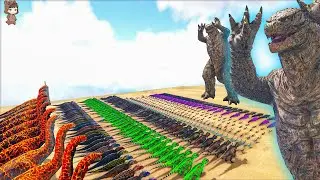 Godzilla VS Ark Additions | ARK Mod Battle Ep.175
