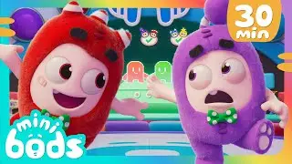 Jeff vs Fuse! Minibods Dance Compeitiion! | 30 Minutes of Minibods | Funny Preschool Cartoons