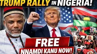 Massive Protest Erupts As IPOB Demands Nnamdi Kanu&rsquo;s Freedom & Holds Trump Solidarity Rally,