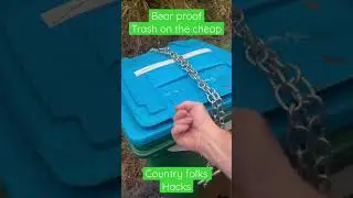Cheap bear proof trash can
