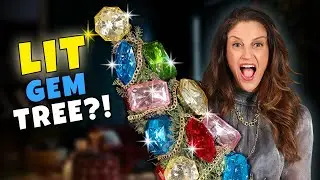 This Light-Up GEM Christmas Tree Looks Impossible&hellip; But It&rsquo;s SO Easy to Make!