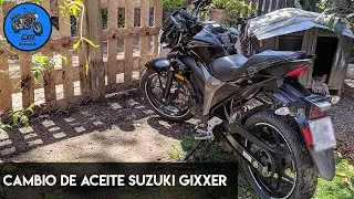 Cambio de Aceite + Filtro de Aceite | Suzuki Gixxer 150