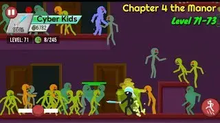 Зомби в Поместье Глава 4 уровень 71-73 !!  Stickman Zombie Shooter