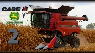 Case IH 9230 & 8010 - Corn harvest 2016 - *Uncut* part 2
