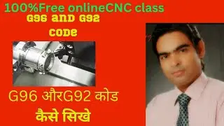 CNC PROGRAMMING AND OPRATING#cncprogram #fanuc#mdi #g92#g96#cncprogramming