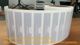 UHF RFID Sticker ISO18000-6C 96*22mm JT-I9654