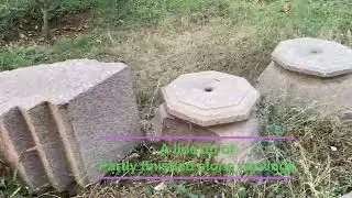 SEMI FINISHED STONE CARVINGS   #qutbshahidynasty #qutubshahitombs #necropolis
