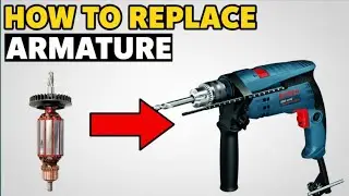 Bosch Drill Machine Repair | Armature Change Step by Step | Drill Not Working Solution #drillingtool