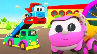 Les aventures de L&eacute;a la camionnette et des petites voitures. Animation pour les tout-petits