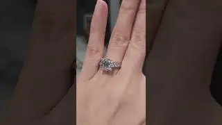 2CT #lovernius #moissanite #youtubeshorts #shorts