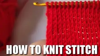 How to Tunisian Knitstitch crochet for Baby Blanket slow#tunisian#knitstitch@meesembroidery37