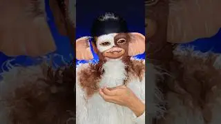 Sfx makeup removal in reverse, as requested 🧼 #gremlins #christmasmakeup #sfx #makeupremoval