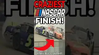 Это один из самых безумных финишей в истории NASCAR! #nascar #cars #racing #fyp #shorts