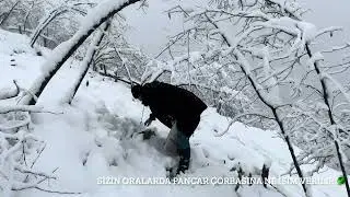 Kar Altında Pancar Hasadı! ❄️ Dağ Tarlasından Doğal Kış Lezzetleri🌱 Tirebolu, Giresun, Danışman Köyü