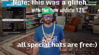 Grand Theft Auto 5 secret special hats. Patch 1.28