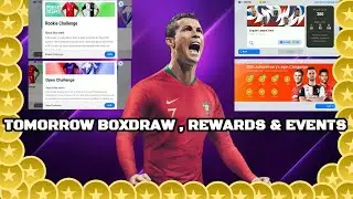TOMORROW BOX DRAW & EVENTS , CLUB SELECTIONS FEATURED PLAYERS PES 2020 MOBILE - FULL DETAIL 6th JULY