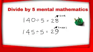 Divide by 5 mental mathematics video. Teacher resources