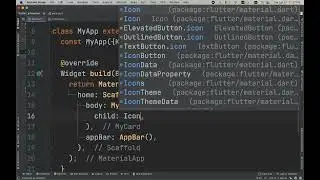 Flutter Custom Widget sample 1