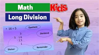 Math Long Division | Divisor Dividend Remainder Quotient | How to Check | Alio Math Fun Lesson