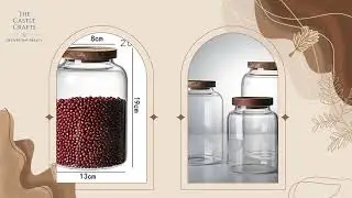 Thickened Glass Coffee Canister (Set of 3 Sizes)