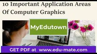 Application Areas Of Computer Graphics 🖥️