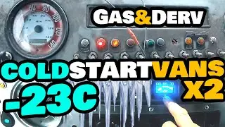Cold Start Beetle Challenge. 2x Polish Vans starting at -7 & -23c | FSC Żuk | Kaktus Team