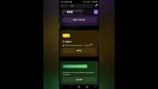 *Go bind your Solana address On Xos Airdrop* #trending #money
