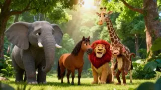الاسد المغرور🦁| حدوته قبل النوم | حكاية خيالية للاطفال | كرتون رسوم متحركة