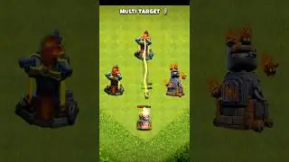 New Troop Furnace VS Single Target and Multi Target Defense | Clash of Clans | r great #coc #shorts