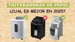 Las 5 Mejores Trituradoras de Papel de 2025 Calidad-Precio en Amazon ✅ NO COMPRES UNA SIN VER ESTO 🔥