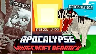 ⭐TOP 3 ADDONS de APOCALIPSIS para Minecraft Bedrock 1.21 😱🔥