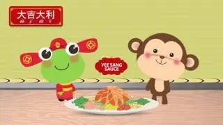Toss to Prosperity with our Fortune Salmon Yee Sang