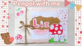 Penpal with me/Cute mushroom theme/Dear Liz #3# Sri Lanka
