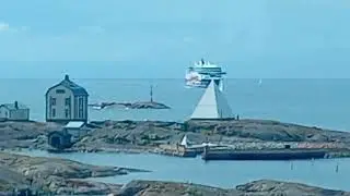 Ahvenanmaa , &Aring;land . Kobba klintar . luotsiasema