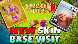 FREE HERO SKIN IN TREASURE HUNT EVENT | BASE VISIT | CLASH OF CLANS