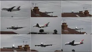 You Don’t See This Every Day — 3 Airbus A380s on Final Approach to Heathrow 😳✈️