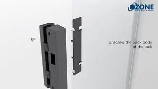 Ozone Glass Door Lock OZ-FGL-LIFE-G2G BLACK | Available on IndiaMART