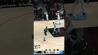 Anthony Edwards Step Back Triple Over Bam 🎯