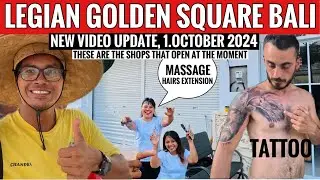 Legian Golden Square Updating of the shops, Here are shops that open at the moment