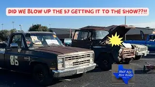 57 Chevy Truck on 97 Chassis-First Car Show Problems!