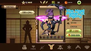 The Most Powerful Looter Girl Agony in Shadow Fight 2