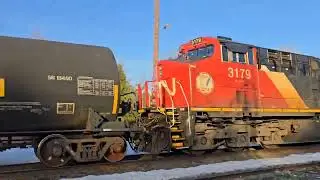 CN 306 at Juniper New Brunswick - March 15th