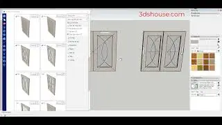 Raised panel doors in Sketchup
