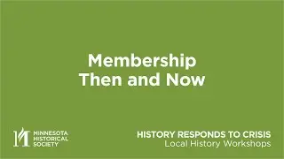 Membership: Then and Now - Member Communications, Revenue, Events and Over the Curve