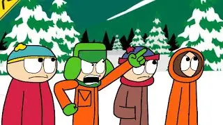 Kenny&rsquo;s first death reanimated (South Park animation)
