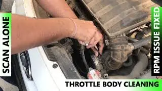 Throttle Body Cleaning | Throttle body Cleaner | Throttle Body | Rpm Issue fixed i10