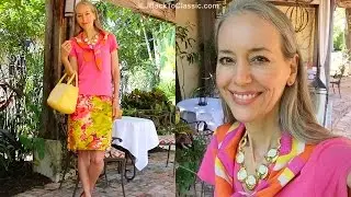 Classic Fashion/Style Over 40/Over 50: Vlog--Lunch Hotel Escalante, Naples, FL, And What I Wore