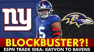 Kayvon Thibodeaux Trade To RAVENS? Giants Trade Rumors via ESPN