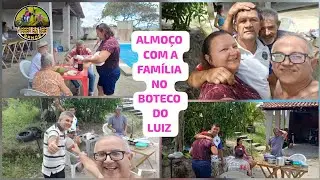 ALMOÇO COM A FAMÍLIA NO BOTECO DO LUIZ 